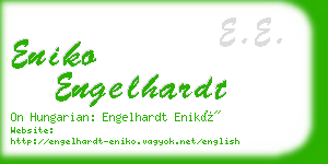 eniko engelhardt business card